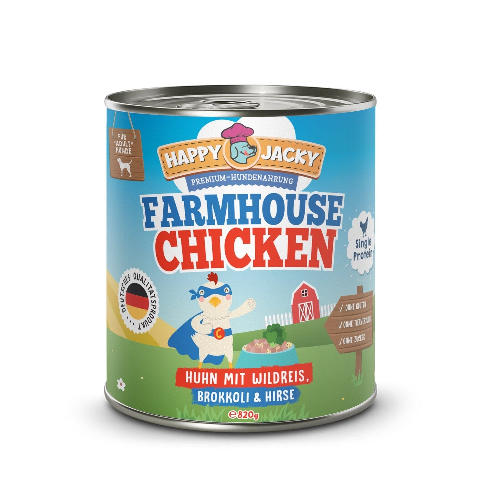 Farmhouse Chicken - Huhn mit Wildreis, Brokkoli & Hirse HAPPY JACKY