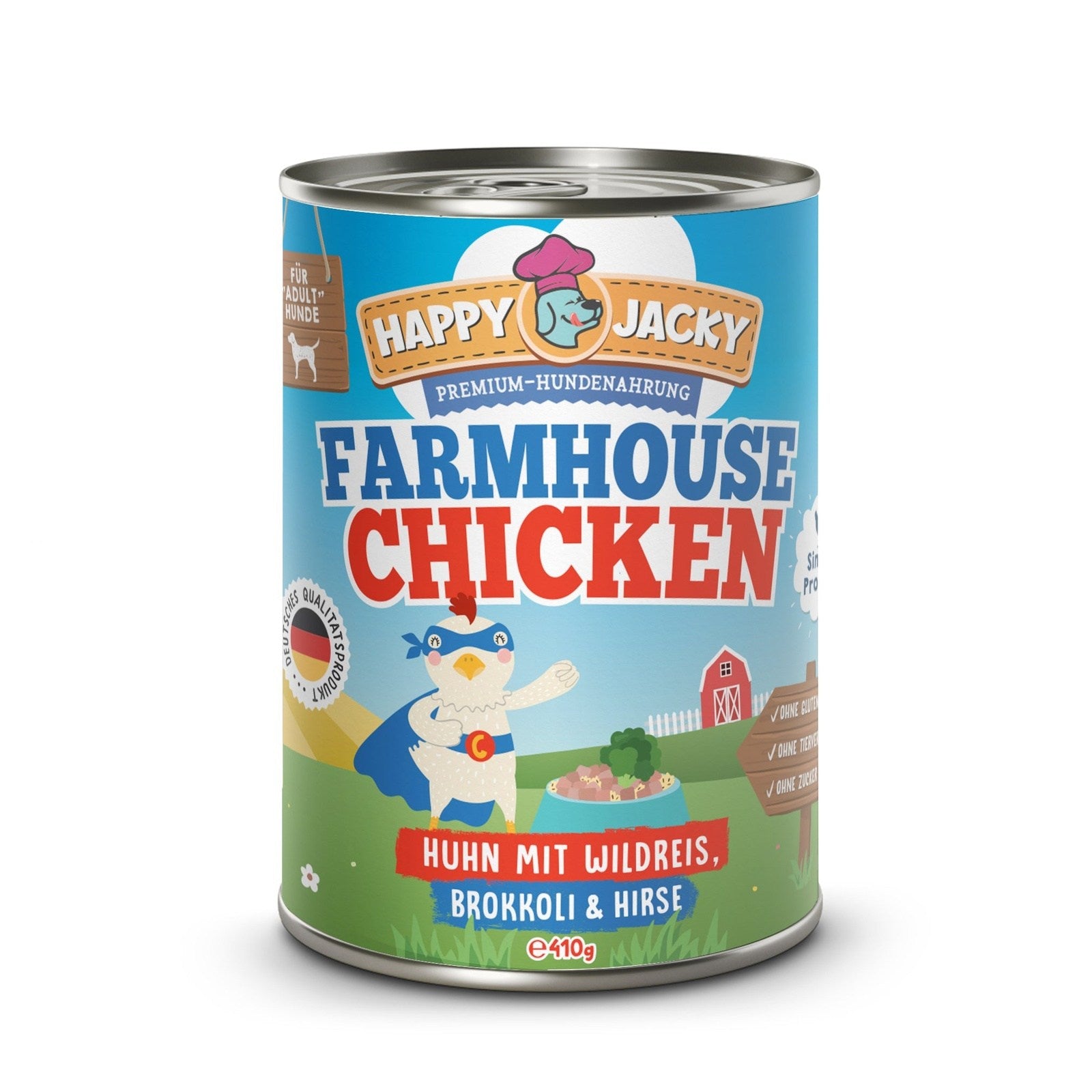 Farmhouse Chicken - Huhn mit Wildreis, Brokkoli & Hirse HAPPY JACKY