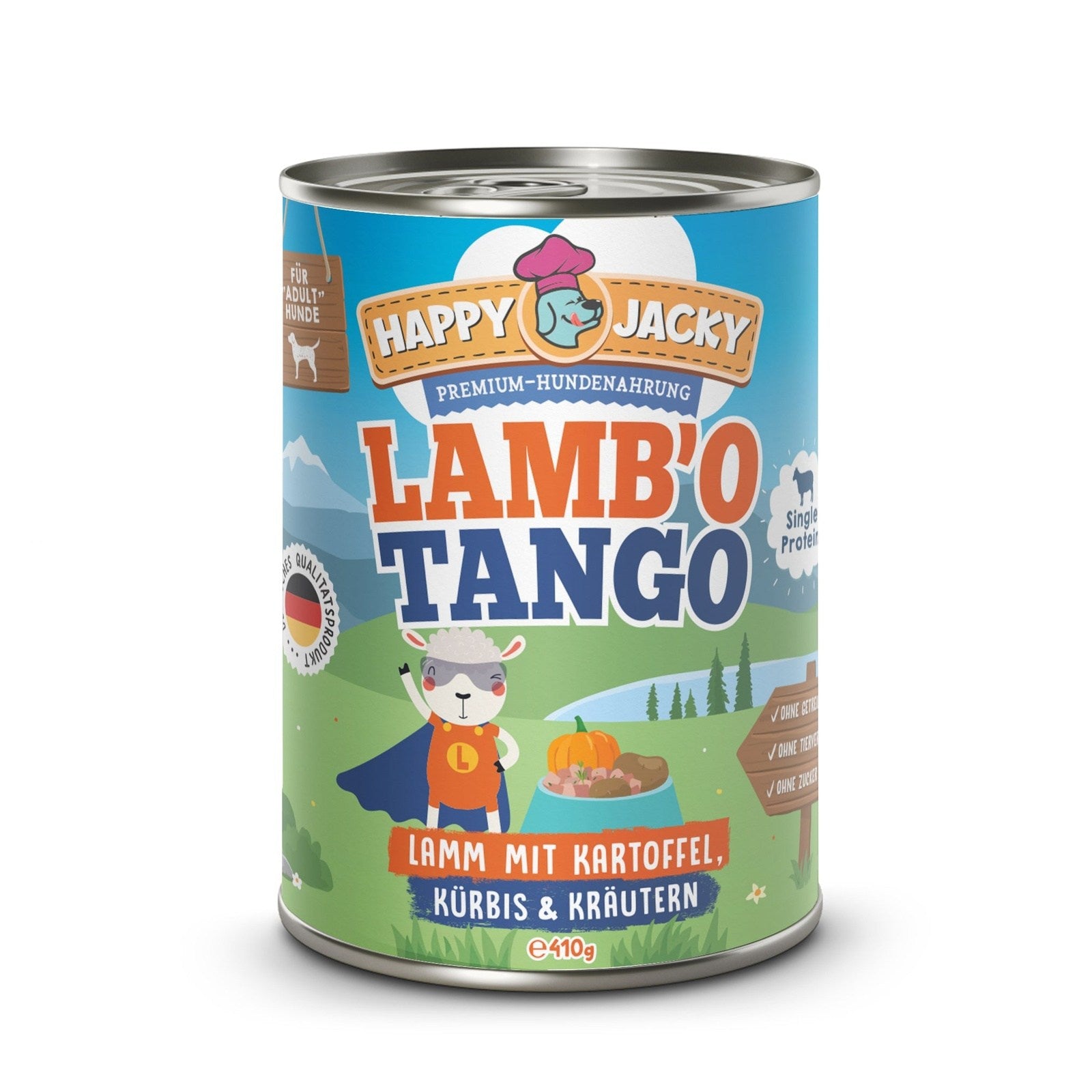 Lamb'oTango - Lamm mit Kartoffel, Kürbis & Kräutern HAPPY JACKY
